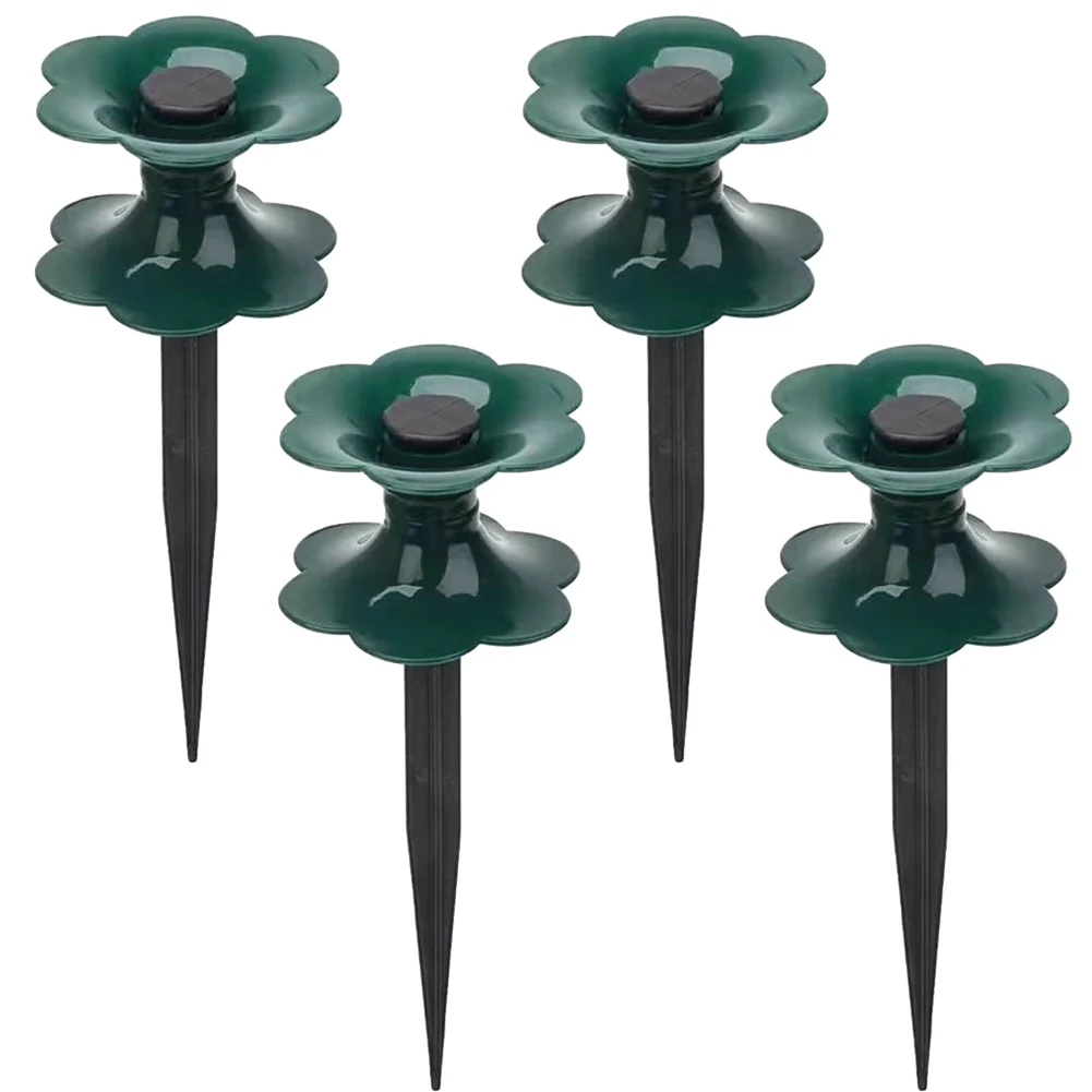 

4pcs Hose Guide Spike 9 X 25cm Plastic Water Pipe Supports Guide Wheels Garden Hose Guide Peg Stake Hose Guide Spikes