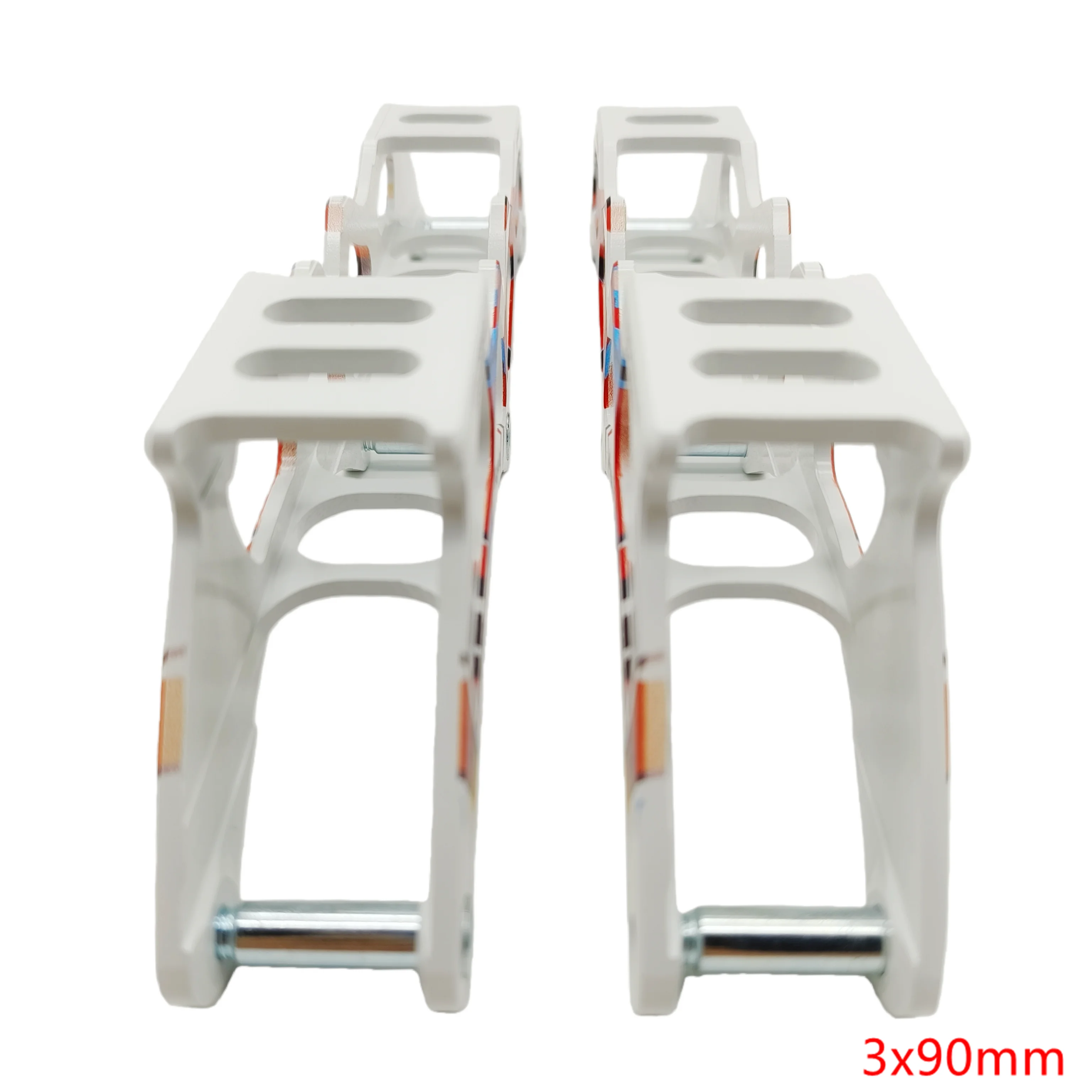 Фото Крепление для роликовых коньков Speed Frame, 3x90 мм, колесо 90x24 мм, 85A, белое №4