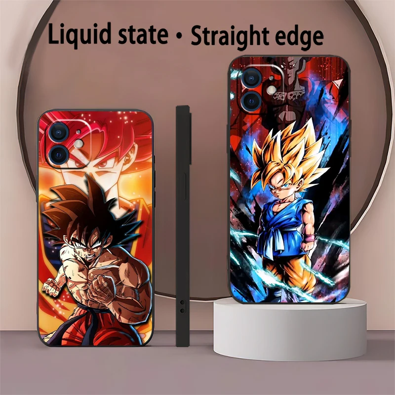 

DRAGON Ball Phone Case For iPhone 11 12 13 Pro MAX Mini 6 6S 7 8 Plus X XR XS MAX SE 2020 5 Silicone One PIECE Funda Back Cover