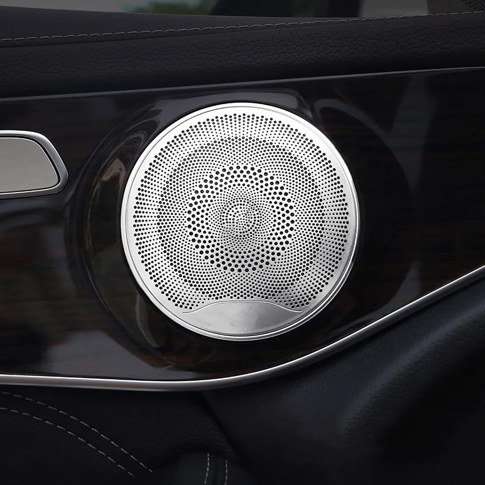 4 шт. ярко-серебристый аудио для Bur Arx динамик крышка громкоговорителя защитный