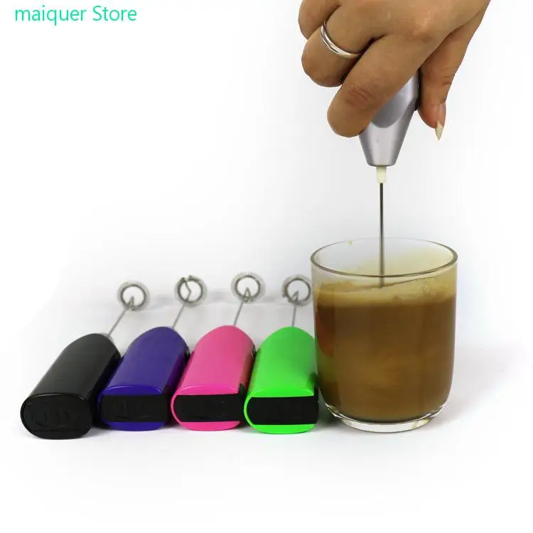 

Hot Drinks Milk Coffee Frother Foamer colour Whisk Mixer Stirrer Electric Mini Egg Beater Kitchen accessories Cocktail tools