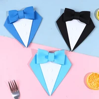 eva suit bow tie suit happy fathers day cake topper happy birthday dad cake decoration cake decorating tools party favors