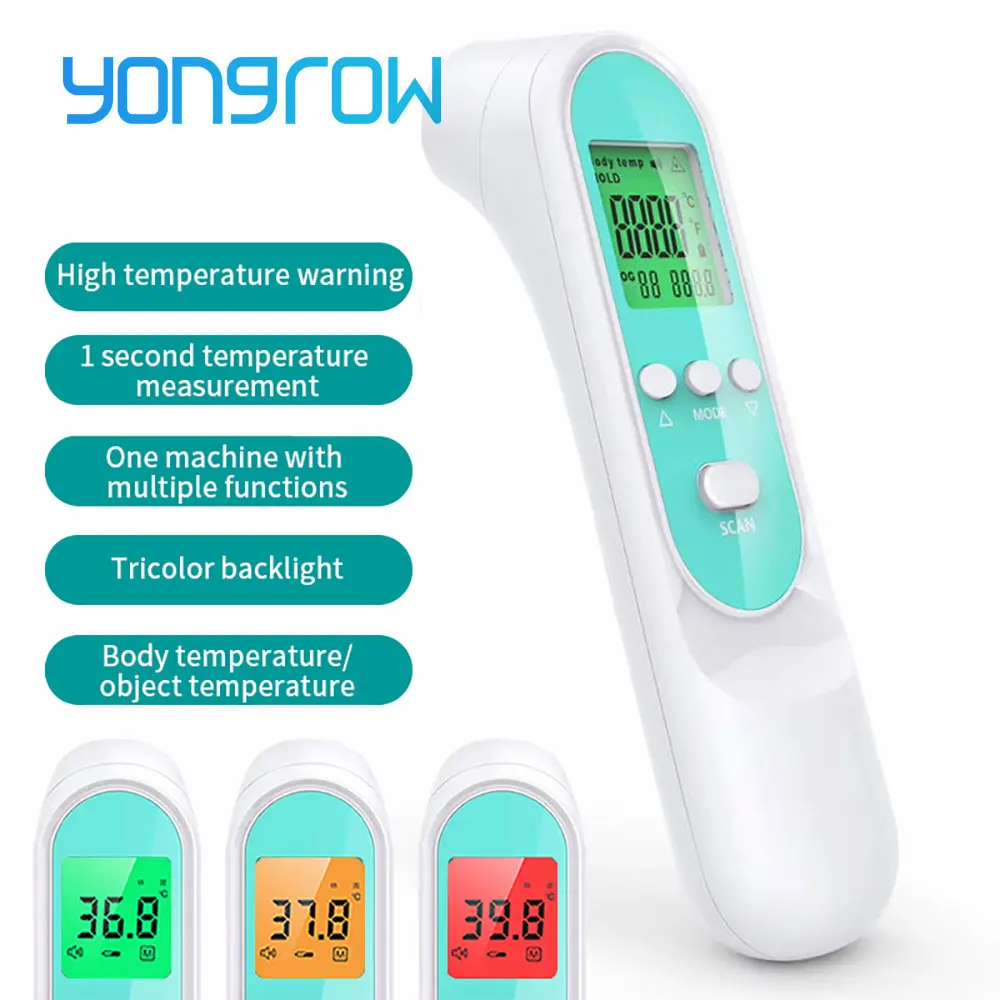 

Yongrow New Infrared Digital Thermometer Non Contact Forehead Medical Baby Thermometer IR Fever Temperature Tool Termometro