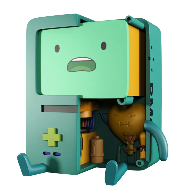4d Xxray Adventure Time Bmo Pvc Kawaii Ornaments 100% Original Genuine Collection Model Doll Toys Real Shot