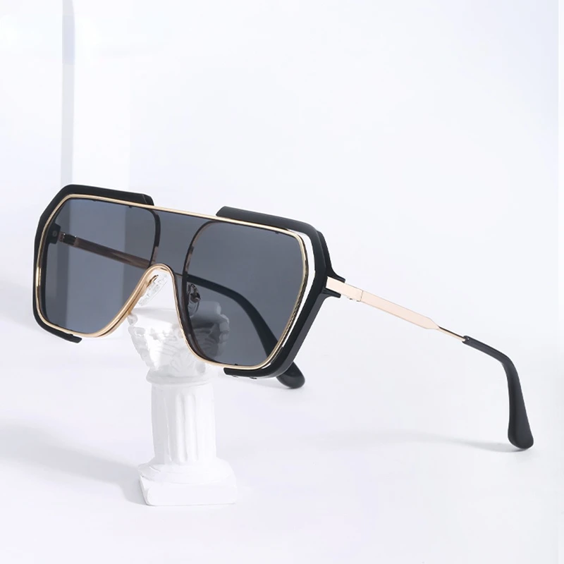 

Vintage Oversized Square Sunglasses Men 2022 Luxury Brand Designer Cool Unquie Sun Glasses For Women Shades UV400 Wholesale