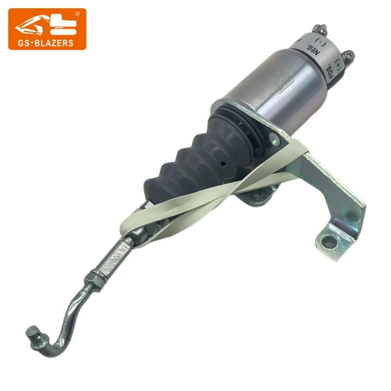 Электромагнитный клапан остановки топлива экскаватора SA-3765-24 CUMMINS 24V Детали