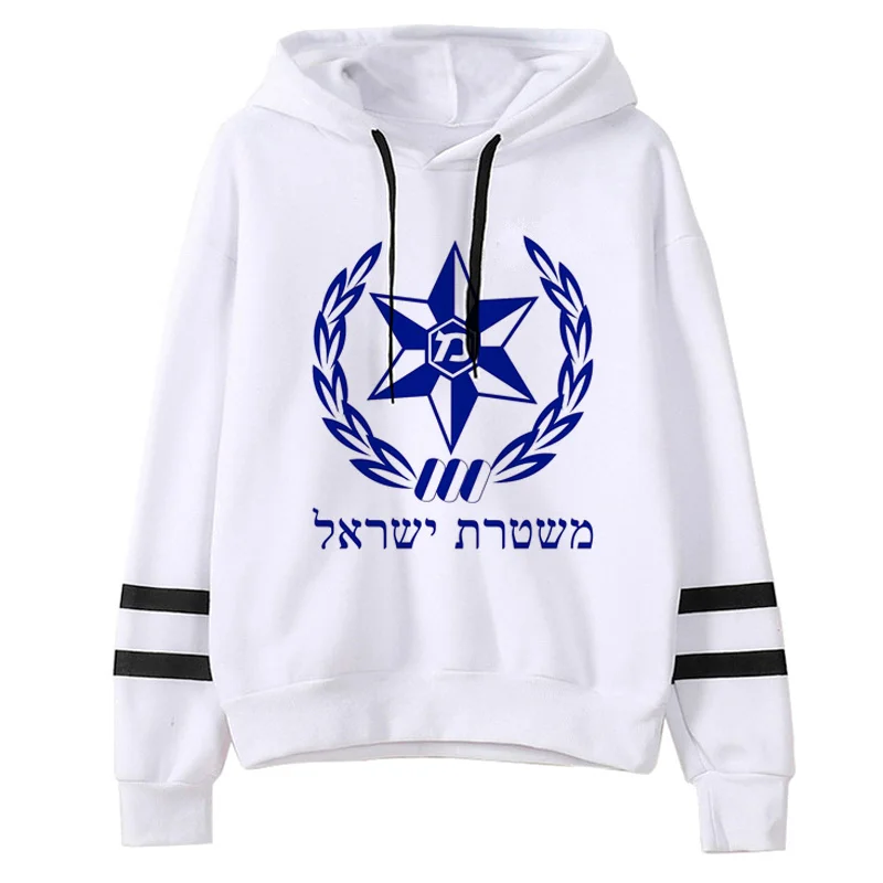 

israel police hoodies female 2022 y2k aesthetic harajuku Ulzzang women hoddies hoody printed Ulzzang