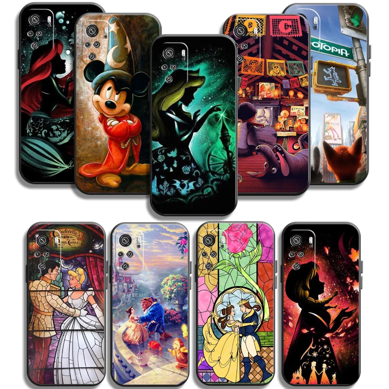 

Disney Cartoon Phone Cases For Xiaomi POCO F3 GT X3 GT M3 Pro X3 NFC Redmi Note 9 10 Pro 5G Coque Back Cover Carcasa Soft TPU