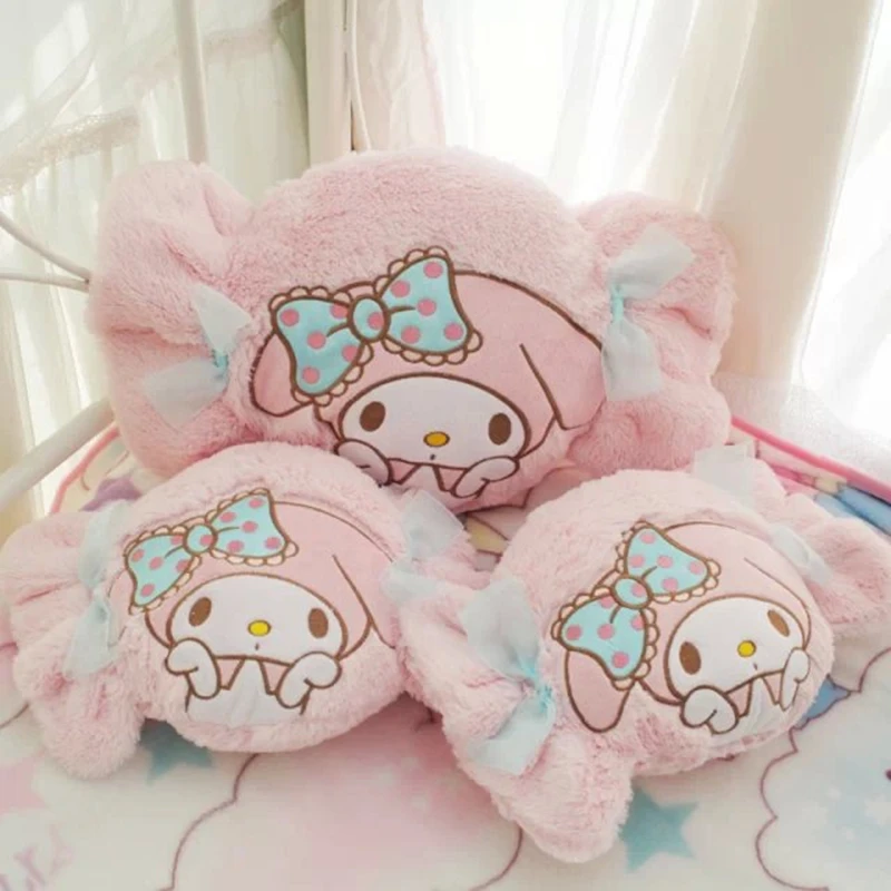 Sanrio My Melody Japanischen Nette Karikatur Wenig Twin Star Plüsch Puppe Weiche Angefüllte Süße Rosa Hand Wärmer Kissen Zimmer Dekoration