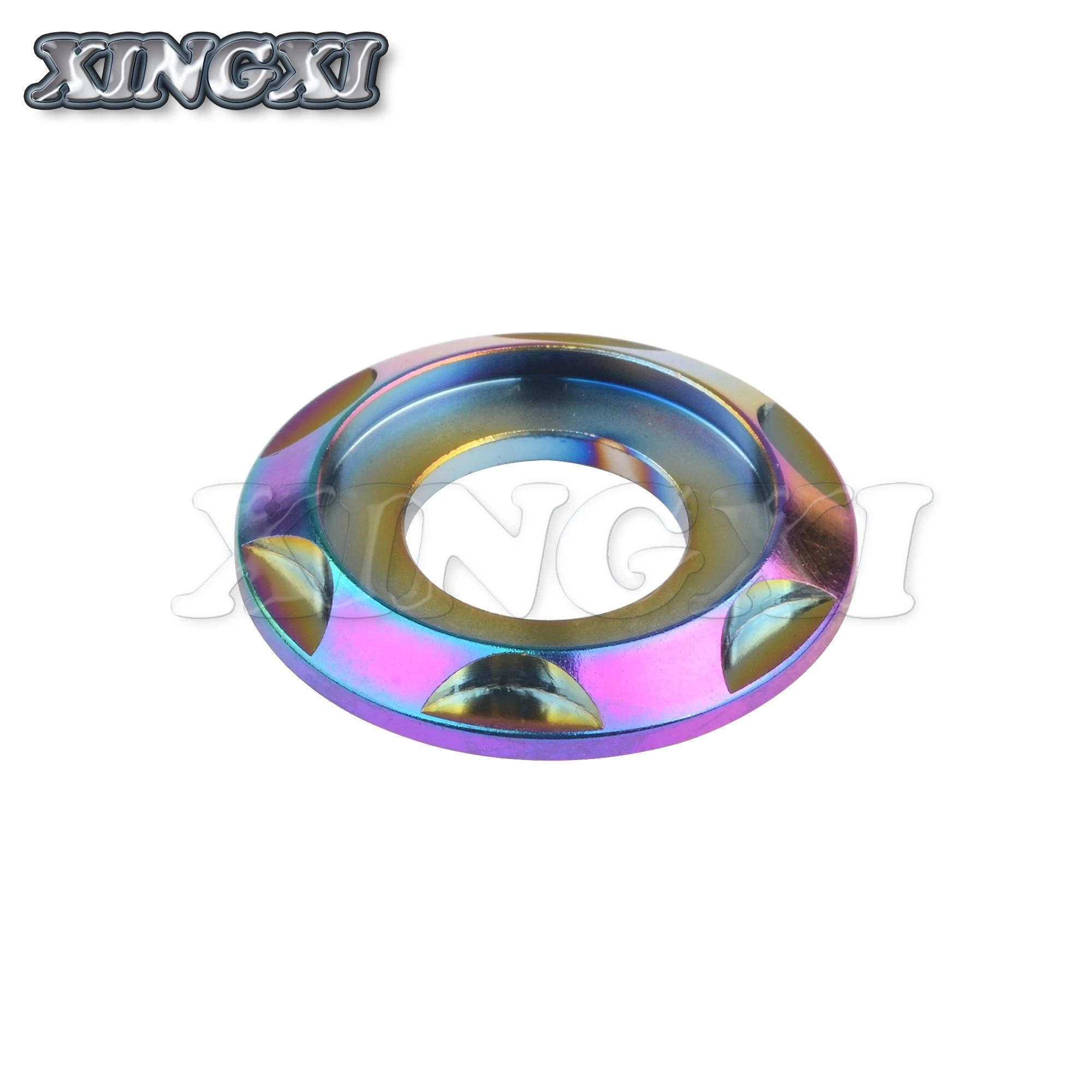 

Титановая прокладка Xingxi M5 M6 M8 M10, необычная декоративная прокладка для мотоцикла