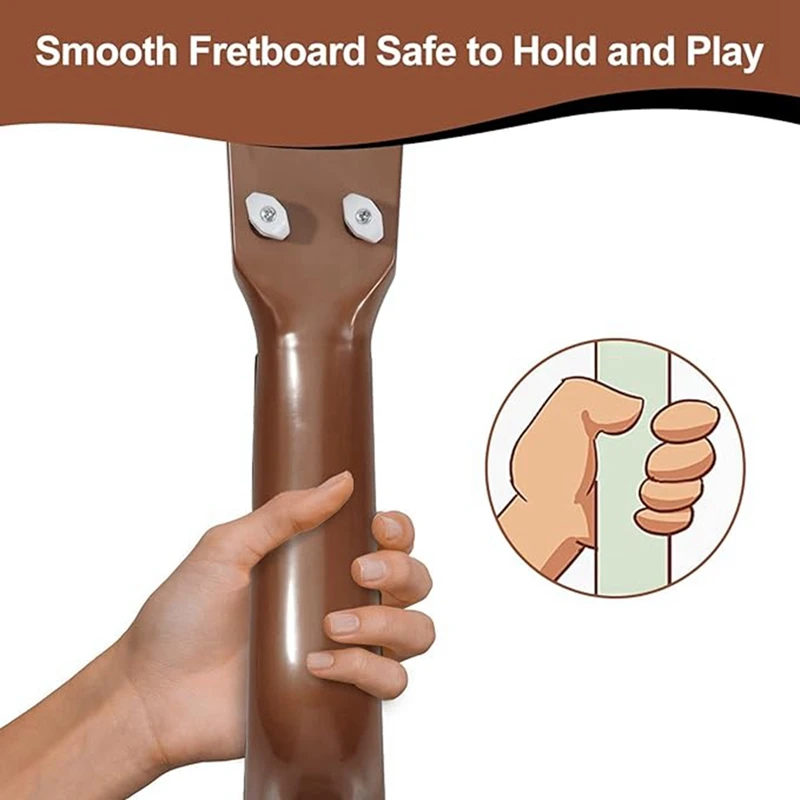 17-дюймовая детская Гавайская гитара-укулеле, 4 струны, мини-гитара ...