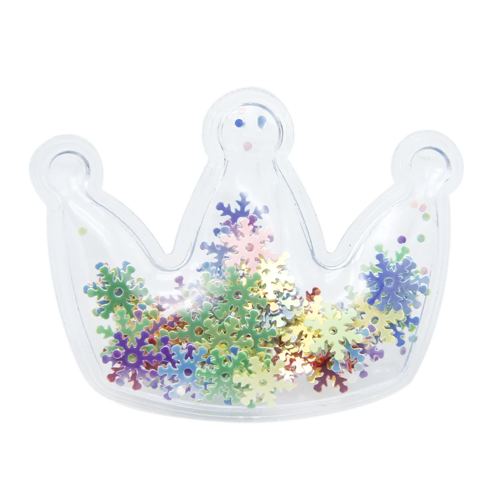 5 шт. шейкер с блестками в форме короны |