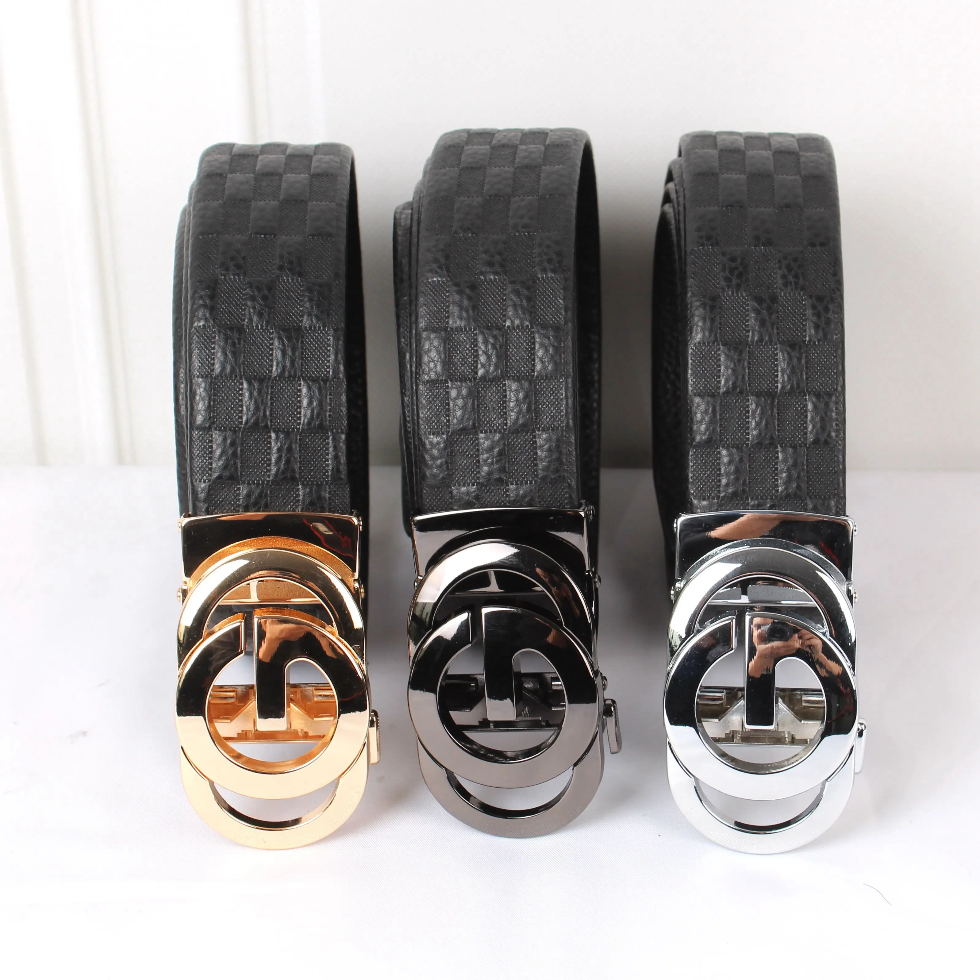 

Luxury Boutique G Type Gold and Silver Buckle Men's Belt Multicolor Optional Casual Business Belt Suit Jeans Waistband Wholesale