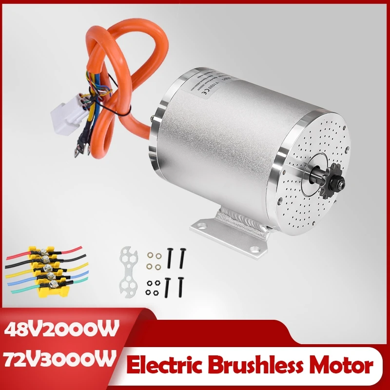 Двигатель для электрического велосипеда 72 в 3000 Вт 48 в 2000 Вт ...