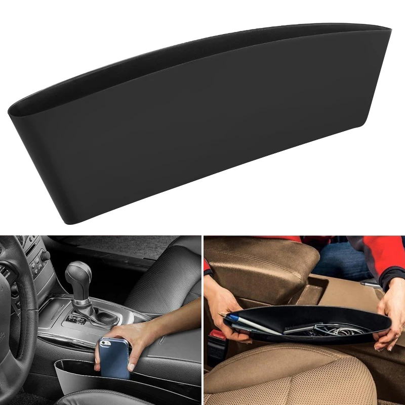 

Seat Catcher Storage Box Car Seat Gap Pocket Auto Organizer Gap Slit Pocket Holder