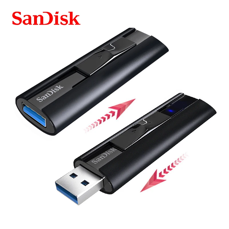 

SanDisk CZ880 Extreme PRO USB 3.2 Solid State Flash Drive 128GB 256GB 512GB 1TB Pen Drive Up to 420MB/s USB Flash Drive Pendrive