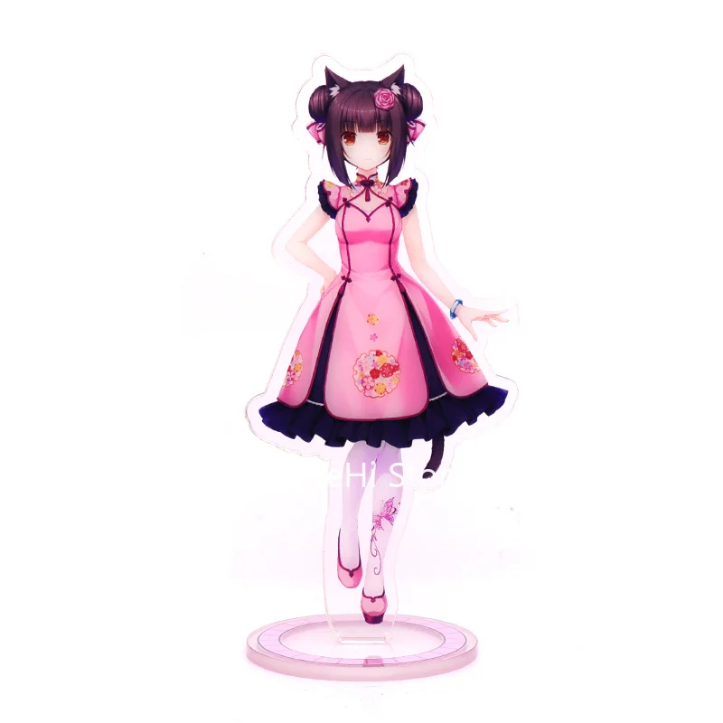 

Anime NEKOPARA Action Figure Cosplay Toys Chocola Vanilla Maple Cinnamon Minazuki Shigure Acrylic Figures Stand Model Dolls 15cm