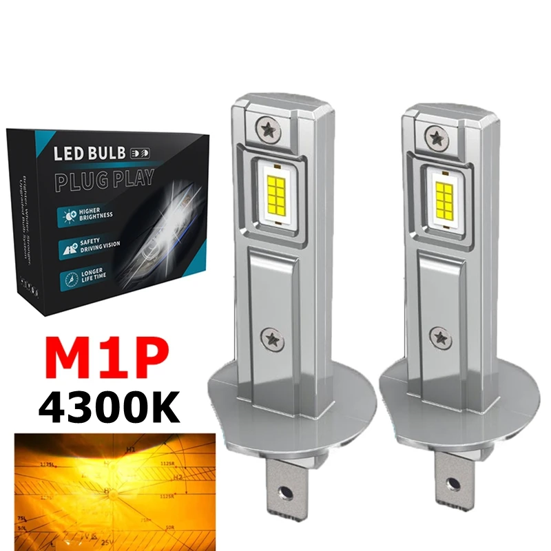 

2 шт. 200 Вт 20000 лм HB3 H1 светодиодные фары 4300K 6000K M1P H1 H11 H8 9005 9006 hb3 hb4 H1 H3 автомобильные светодиодные фары H4 светодиодные лампы