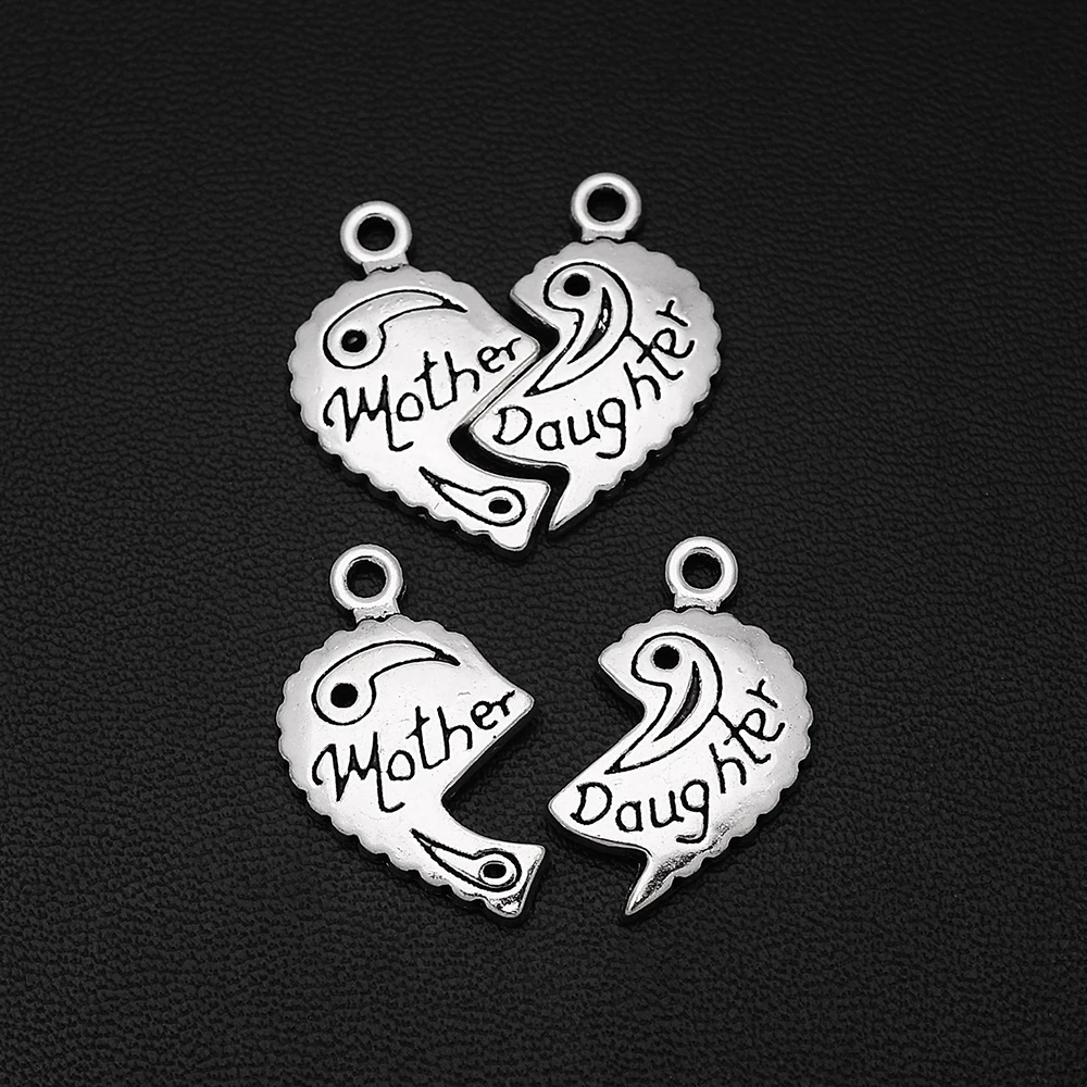 4 шт./партия, подвески-пазлы для ожерелья