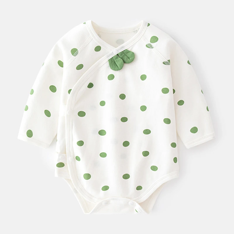 

Spring Fall Newborn Clothes For Baby Romper Casual Cotton Cute Dot Long Sleeve Infant Girl Bodysuit Jumpsuit One-Pieces BC2233-1