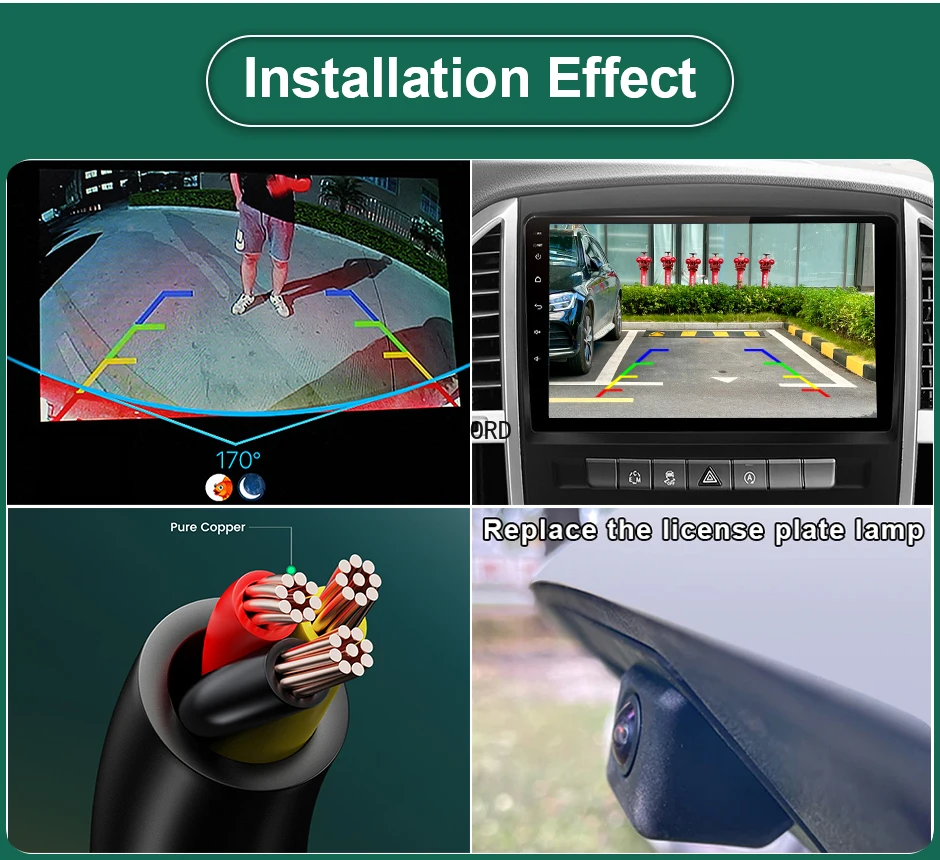 170 ° Автомобильная камера заднего вида AHD 1080P для Mercedes Benz R Class W251 X164 W164 SLK R171 2005-2013