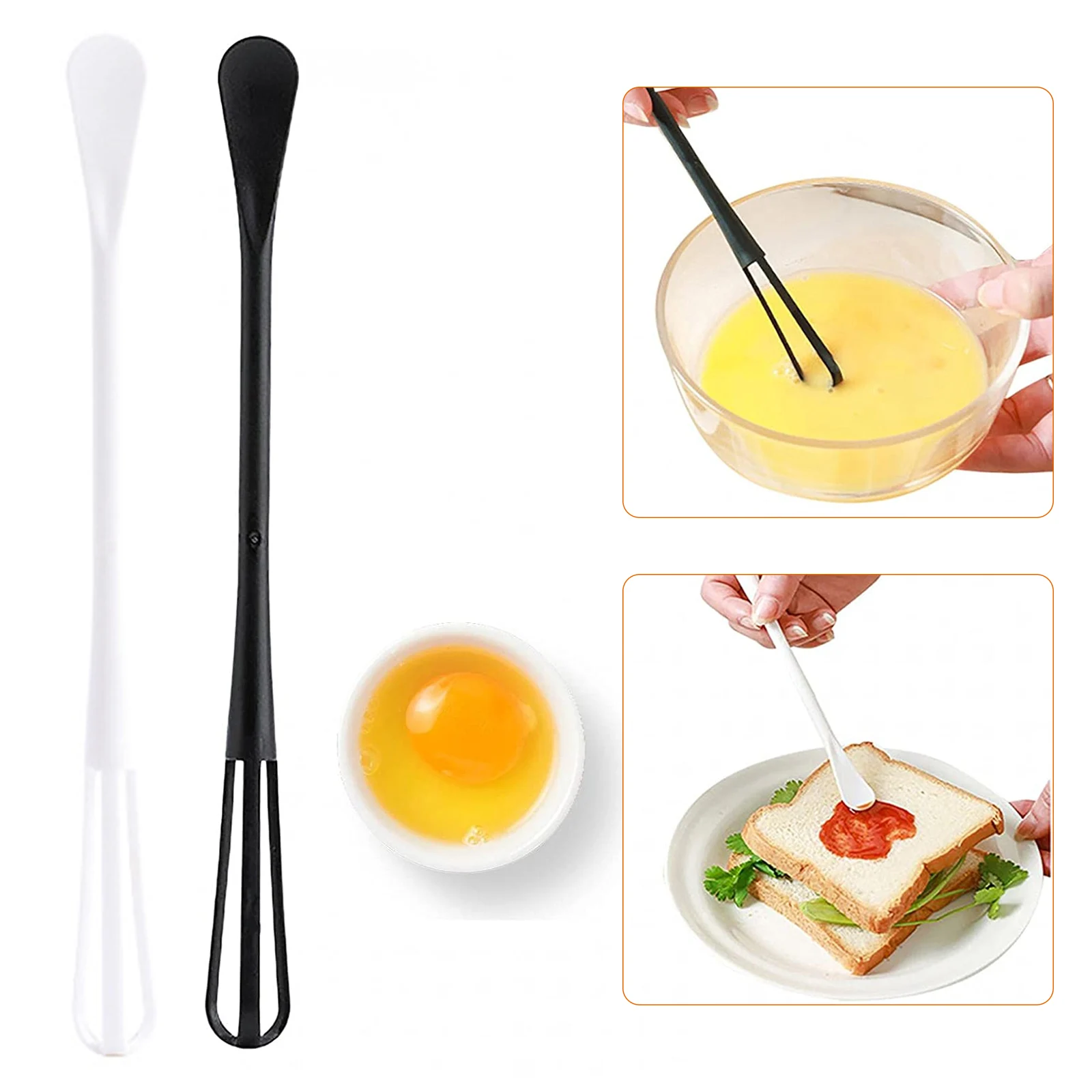 

Kitchen Manual Blender Whisk Kitchenware Egg Blender Handle Mixer Kitchen Tools For Blending Whisking With Scraper