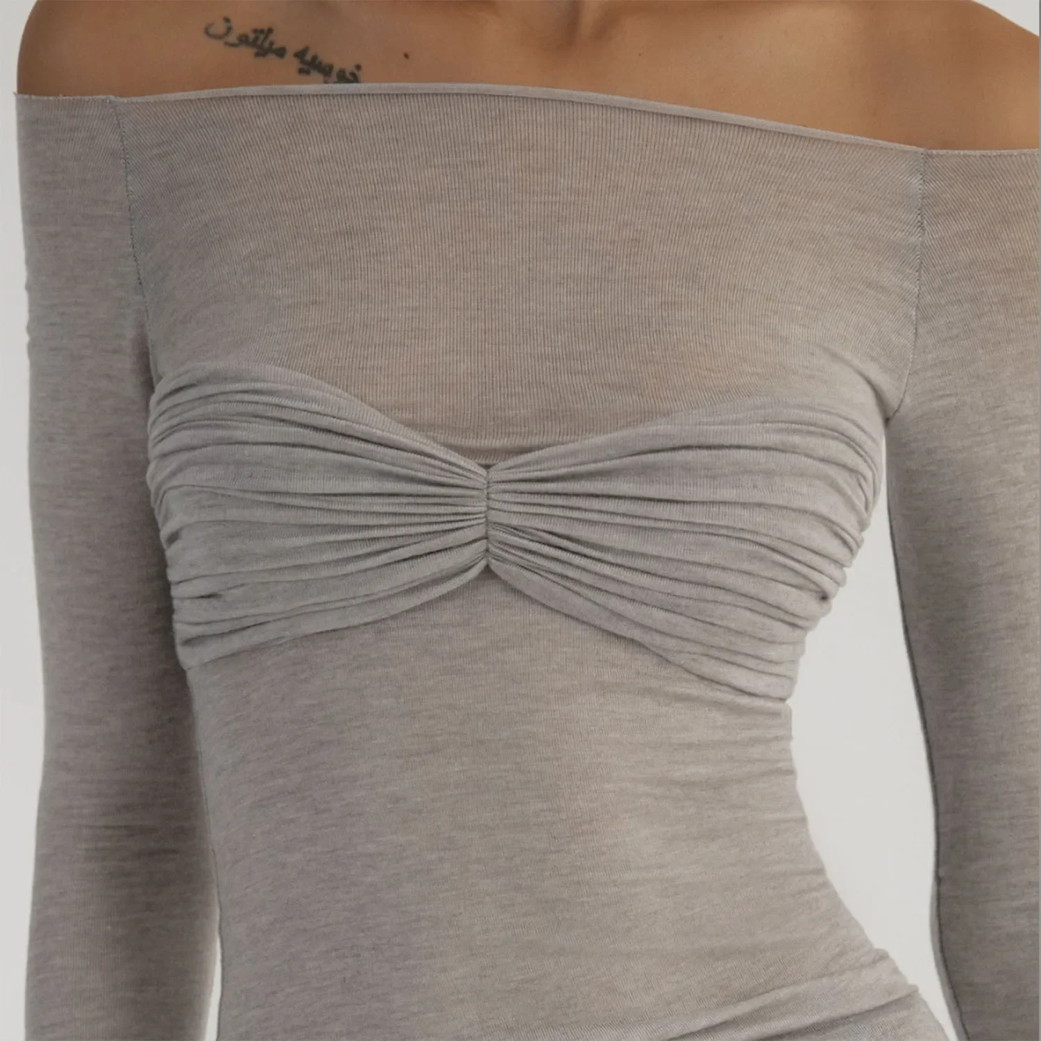 Сетчатый прозрачный топ с открытыми плечами для женщин новый кружевной вязаный