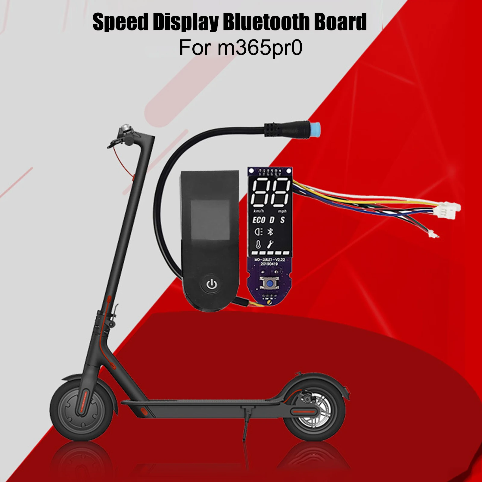 

Electric Scooter Circuit Board With Screen Cover Instrument Dashboard ForXiaomi M365 And M365 Pro Scooter Replacement Part