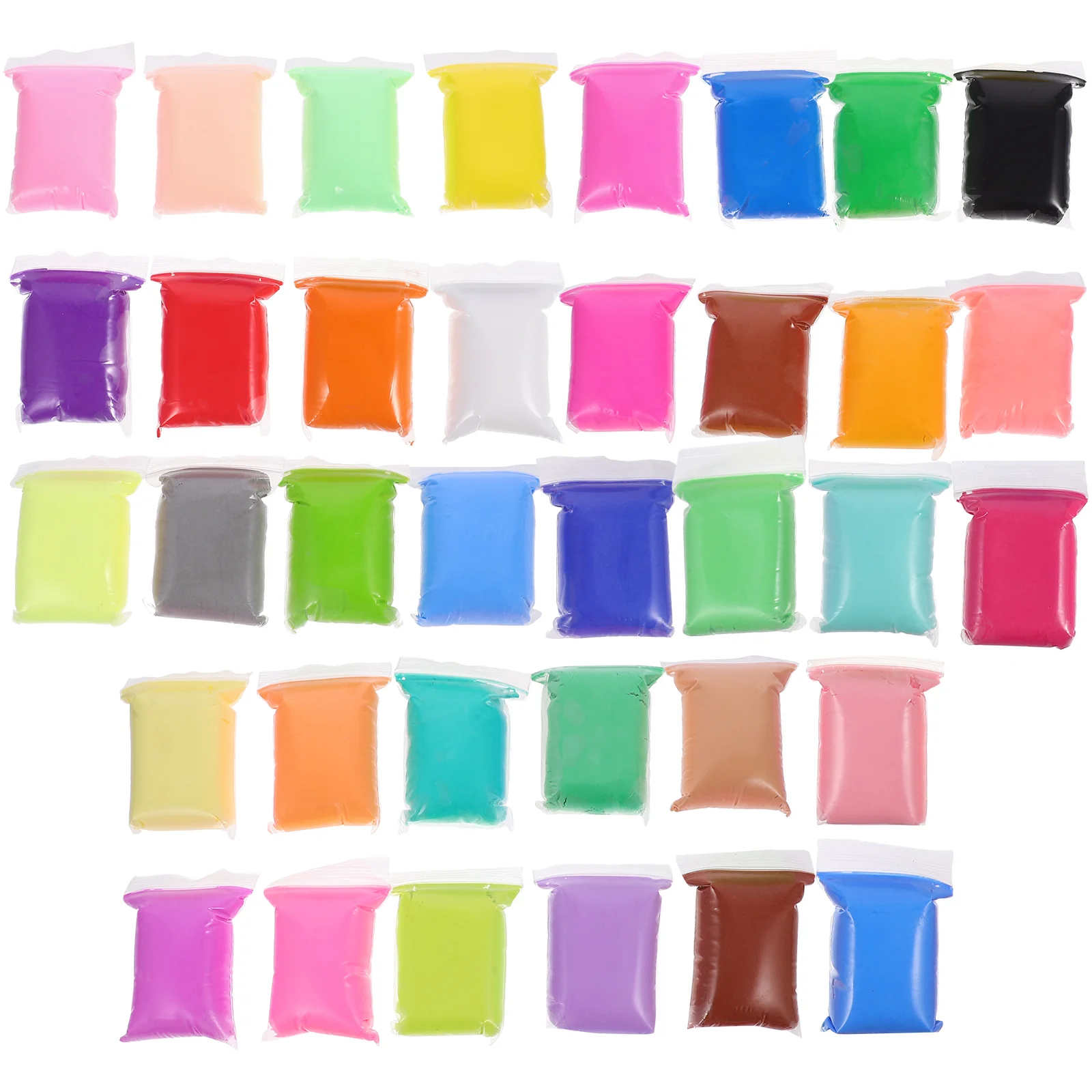 36 упаковок DIY Набор глины Глина для лепки Красочная глина Ремесла Изготовление