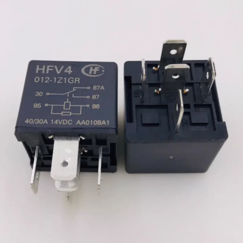 

Автомобильное реле HFV4-012-1Z1GR 40A 12В