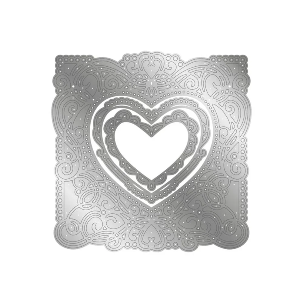 

2022 Spring Valentines Hearts Nesting Layering Cutting Dies Diy Craft Paper Greeting Card Scrapbooking Decoration Embossing Mold