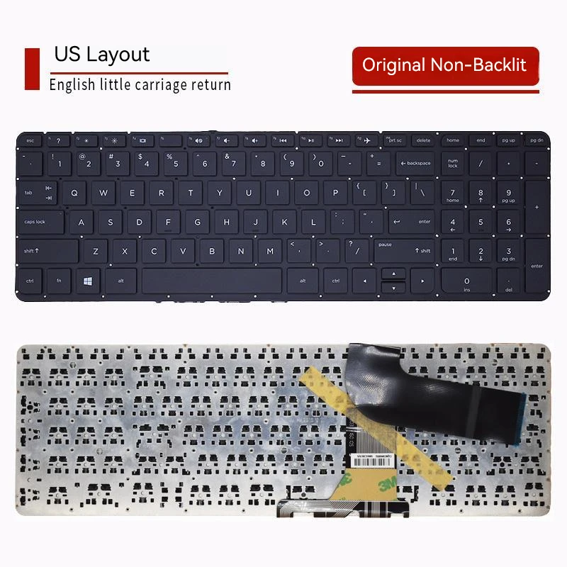 Клавиатура для ноутбука HP Pavilion 15-P 15-K 15-V 17-F000 17-K 17-Z TPN-Q140 15-P032AX P074TX P075 P076 17-F TPN-Q141 US