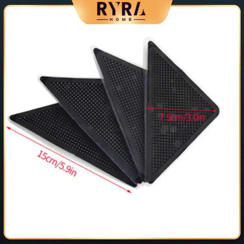 

Grip Tape Corners Pad Washable Floor Rug Mat Tape Anti Skid Anti Curling Carpet Sticker For Home Bath Living Room Self-adhesive