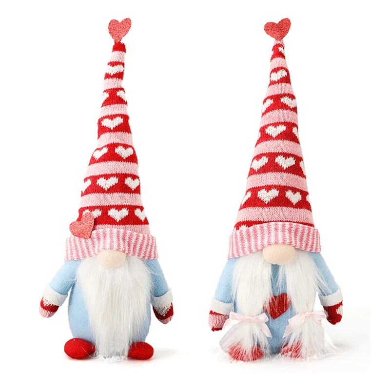 

Кукла безликая в скандинавском стиле, маленькое украшение для дома, подарок гному на День святого Валентина, 53CA