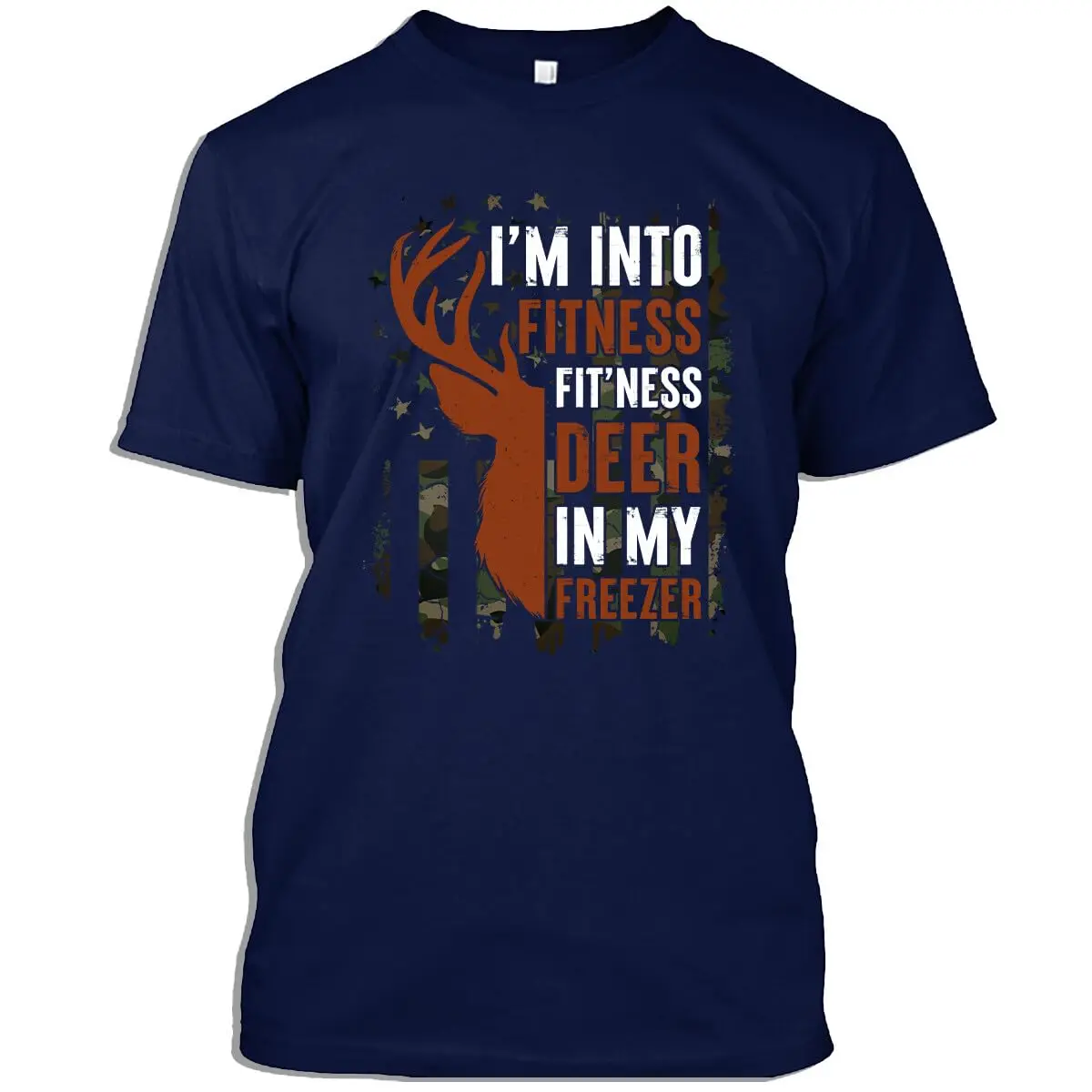 Футболка для мужчин и женщин патриотический камуфляж флаг США занятий фитнесом с