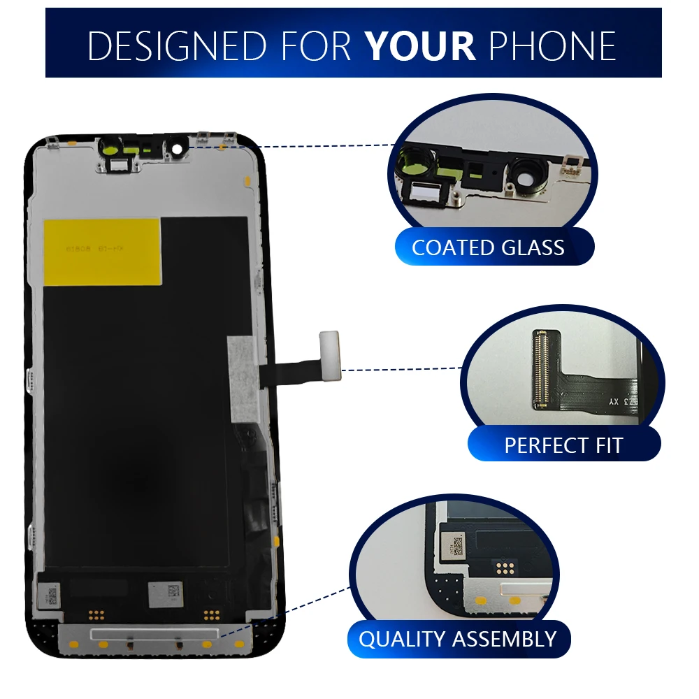 Фото Высококачественный дисплей A2638 A2683 Incell для iPhone 13 Pro, LCD-экран с сенсорным экраном и 3D Touch для iPhone 13 Pro L №4