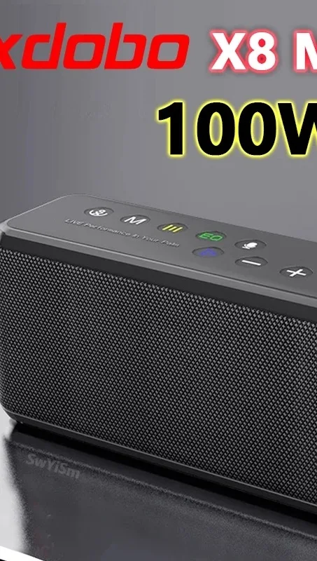 

XDOBO 100w Portable Wireless Blue tooth Speaker TF Card Outdoor IPX5 Waterproof Subwoofer With 4 Playing Mode Music Sound System