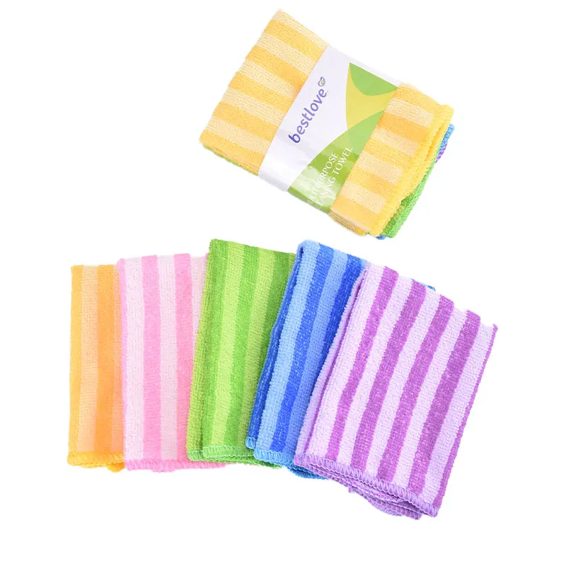5 шт. тряпки для мытья посуды салфетка двойная тряпка очистки стекла кухни