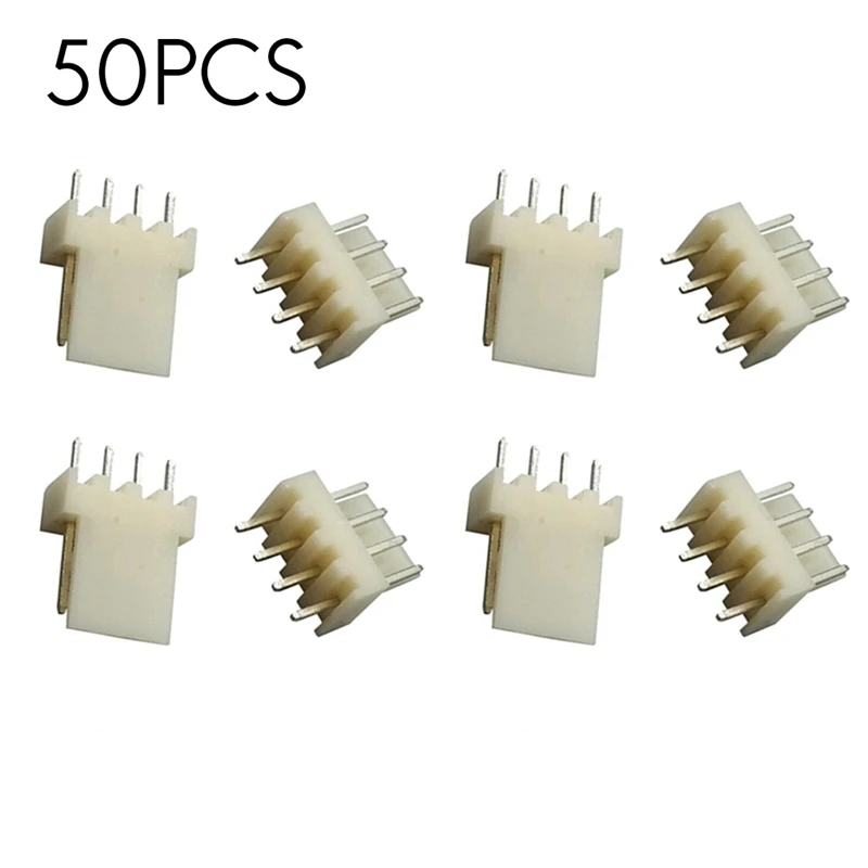 

50Pcs KF2510 Connector 2.54MM Male Pin Header 4Pin Fan Connector For ASIC Miner Antminer S9 Z9 Z15 L3+ DR3 T2T A9 A1 A10