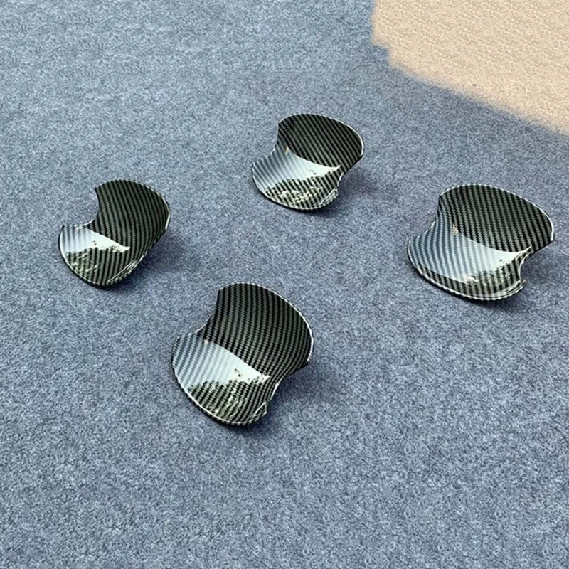 Для Toyota Raize A200A/210A 2019 2020 углеродное волокно Автомобильная дверная ручка крышка