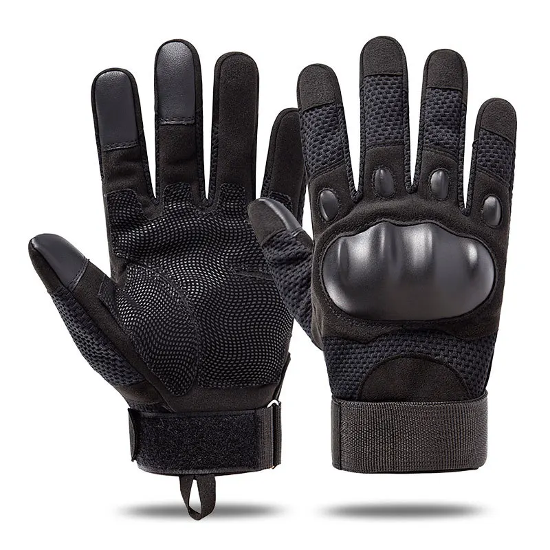 

Мотоциклетные перчатки, зимние перчатки из искусственной кожи для сенсорного экрана, ударопрочные тактические перчатки, боевые перчатки д...