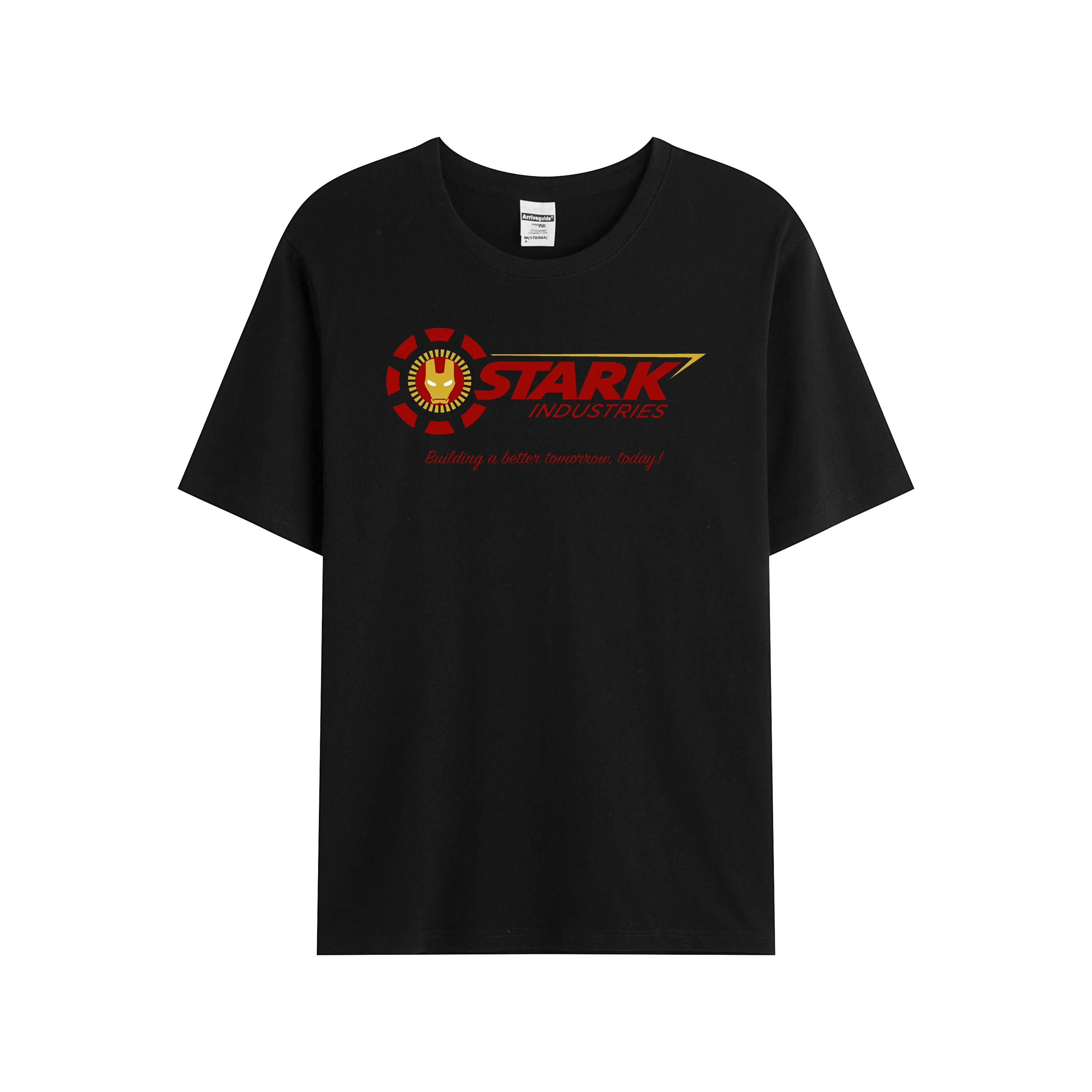

2021 Men/Women's Summer Black Street Fashion Hip Hop Stark Industries T-shirt Cotton Tees Short Sleeve Tops