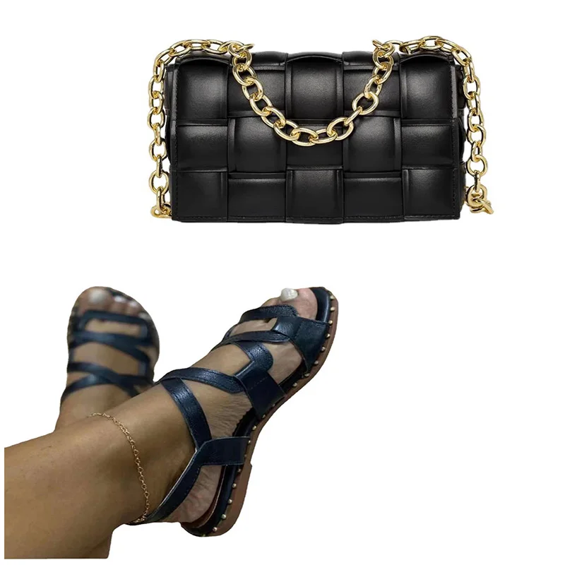 

Женские сандалии с ремешками, летняя пляжная обувь, шлепанцы, сланцы, большие размеры