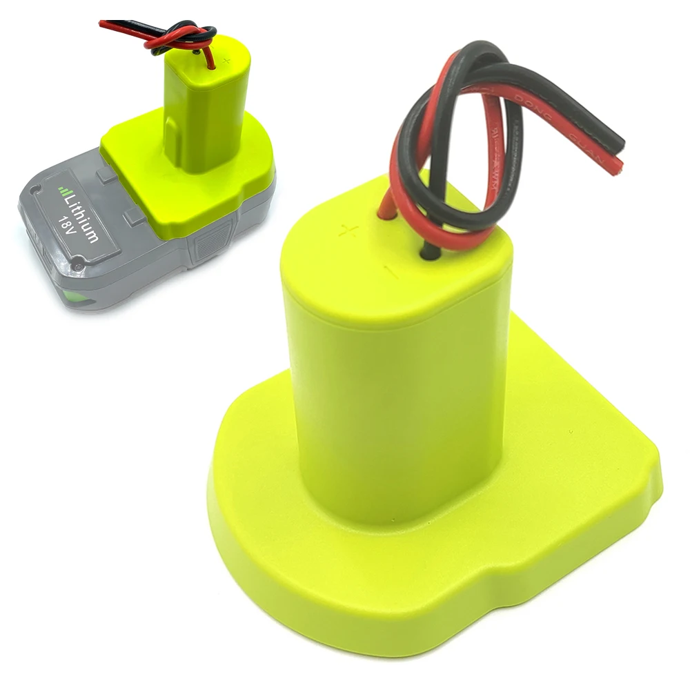 Адаптер для аккумулятора Ryobi ONE +, 18 в, Nimh/Nicd/li-ion батарея, «сделай сам», адаптер для силовых колес, соединитель инструмента для RYOBI с проводами 12AWG