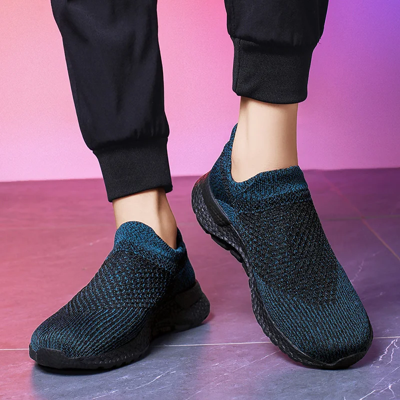 Кроссовки мужские дышащие профессиональные носки для бега модная удобная