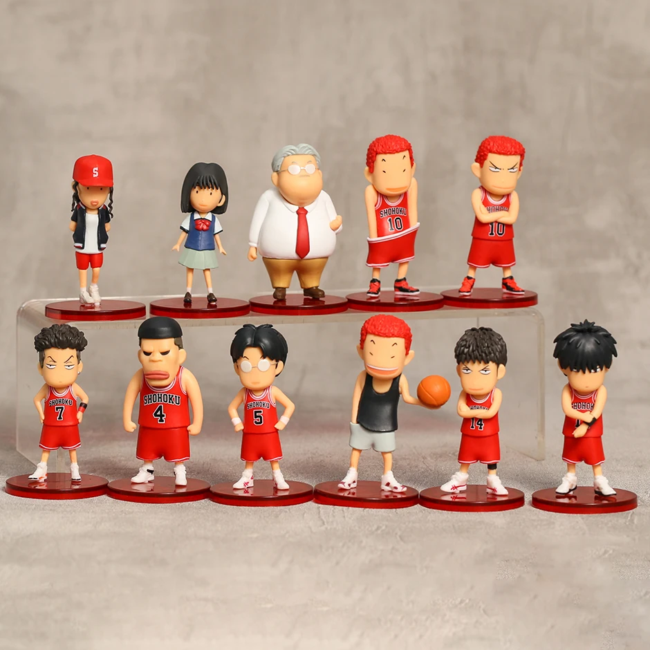 

Первый фильм Slam Dunk, Hanamichi Sakuragi Miyagi Ryota рукава Kaede Mitsui Hisashi Акаги Такенори, аниме Мультяшные фигурки, игрушки