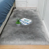 carpets for living room soft fluffy sheepskin fur area rugs nordic living room carpet bedroom floor white faux fur bedside rug