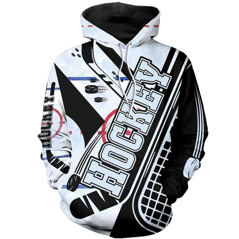 

New Love Hockey 3D Print Hooded Casual Street Hip Hop Harajuku Zip Hoodie Unisex Sweatshirt for Men and Women Wb001