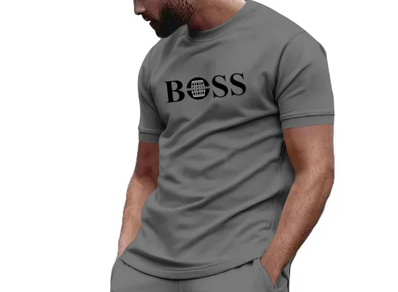 Мужская спортивная одежда из двух предметов комплект футболки с коротким