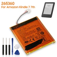 original replacement battery 265360 for amazon kindle 7 7th 8 8th 265360 03 58 000083 58 000151 authentic battery 890mah